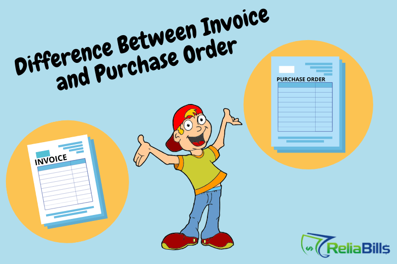 invoice vs receipt vs bill vs purchase order