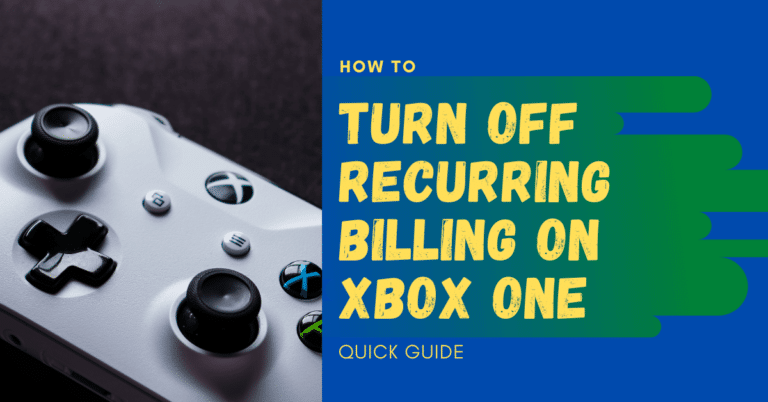 How to Turn Off Recurring Billing on Xbox One | ReliaBills